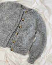Novice Cardigan Chunky from PetiteKnit, No 1 + Silk Mohair yarn kit (ex pattern)