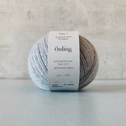 Önling No 1 is sustainable yarn made of merino wool and angora, light grey