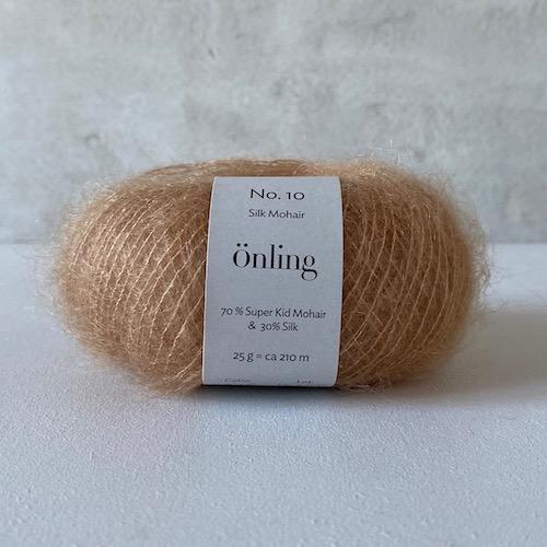 Önling No 10, Silk Mohair yarn Yarn Önling Dark beige (5875)