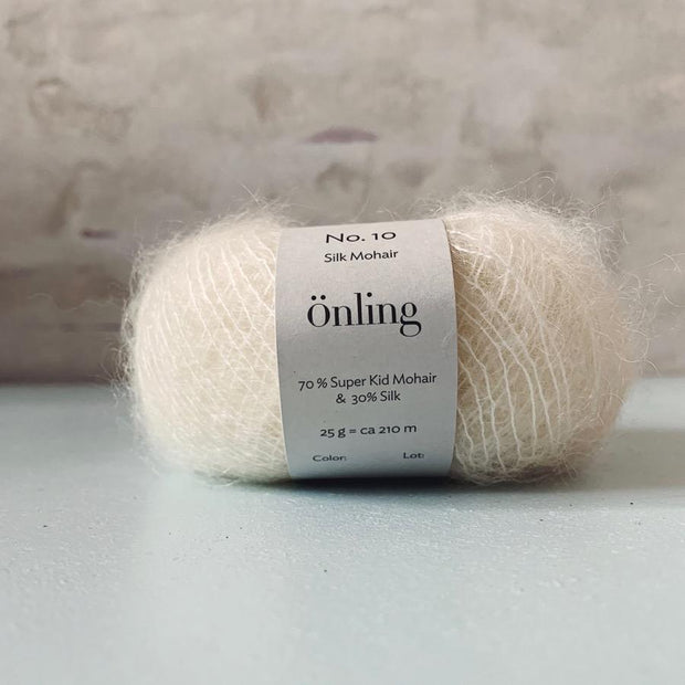 Önling No 10, Silk Mohair yarn Yarn Önling Off-white (80)