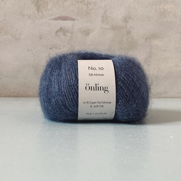 Önling No 10, Silk Mohair yarn Yarn Önling Pigeon blue (1364)