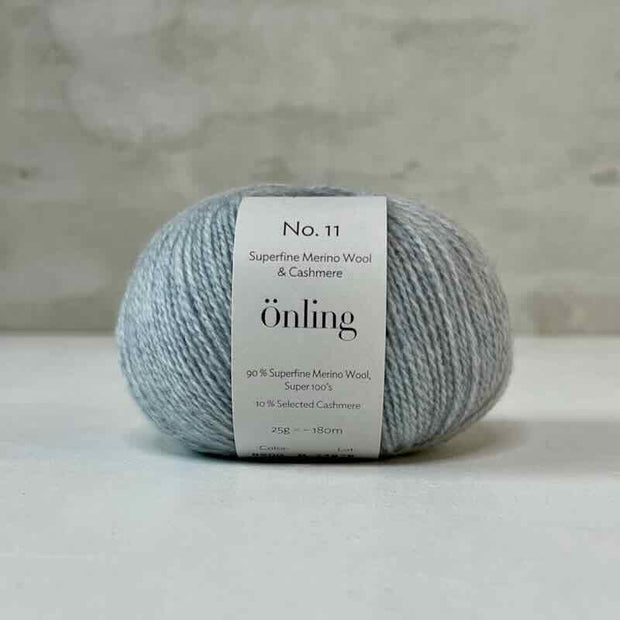 Önling No 11, sustainable merino/cashmere yarn Yarn Önling Yarn Lyseblå (marmora)