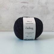 Önling No 2, Sustainable merino yarn Yarn Önling Charcoal grey (3565, grigio 5)