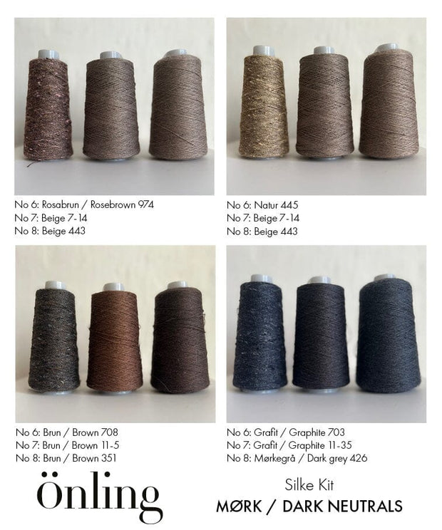 Önling Silk Kit, No 6 + 7 + 8 (yarn with pattern) Yarn Önling Yarn 