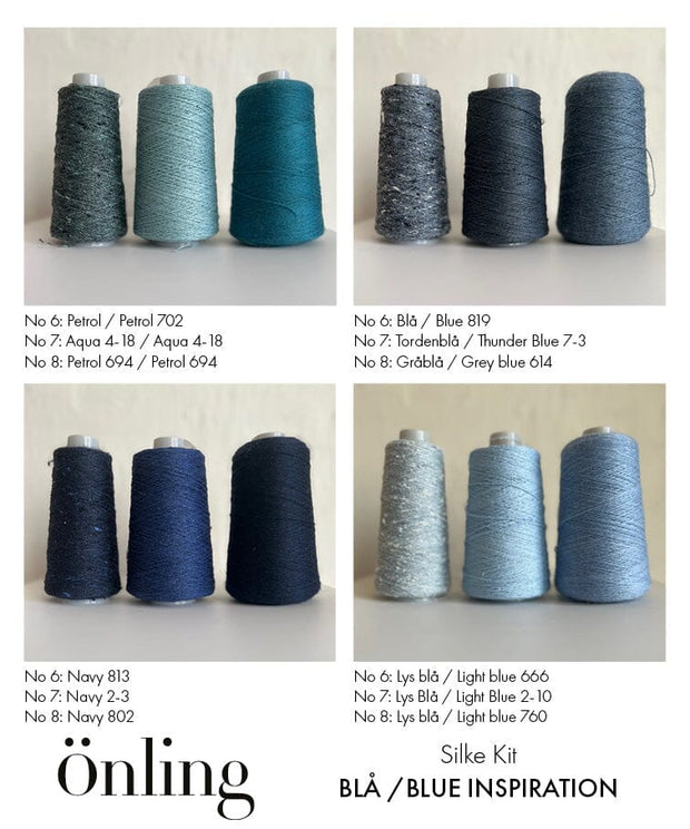 Önling Silk Kit, No 6 + 7 + 8 (yarn with pattern) Yarn Önling Yarn 