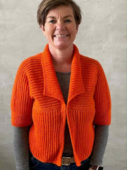 Patent jacket by Hanne Falkenberg, No 20 knitting kit Knitting kits Hanne Falkenberg 