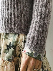 Petra brioche sweater, knitting pattern Knitting patterns Önling - Katrine Hannibal 