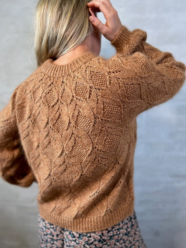 Poetry Pullover by Sari Nordlund in No 15 + Silk mohair knitting kit Knitting kits Sari Nordlund 