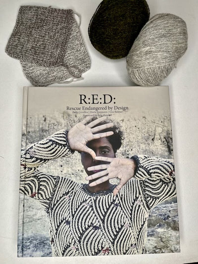 R:E:D - 'Rescue Endangered by Design' knitting book Knitting books R:E:D: 