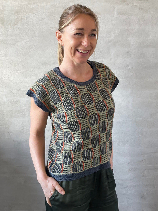 Saga vest by Hanne Falkenberg, (No. 21) knitting pattern Knitting patterns Hanne Falkenberg 