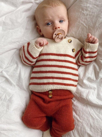 Babies Strappy Button-Up Onesie Knitting Kit - A/W - Intermediate -  (6212-8) ¦