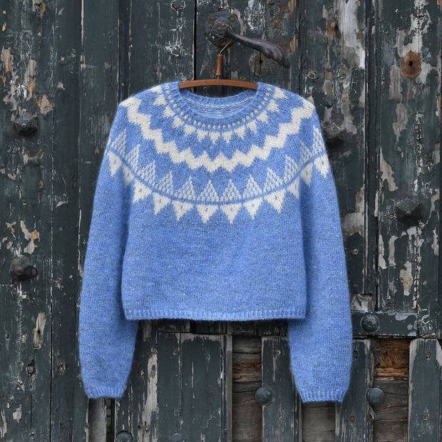 Selene sweater by Anne Ventzel, No 16 + Silk mohair kit Knitting kits Anne Ventzel 
