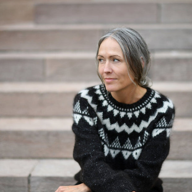 Selene sweater by Anne Ventzel, No 20 + Silk mohair kit Knitting kits Anne Ventzel 