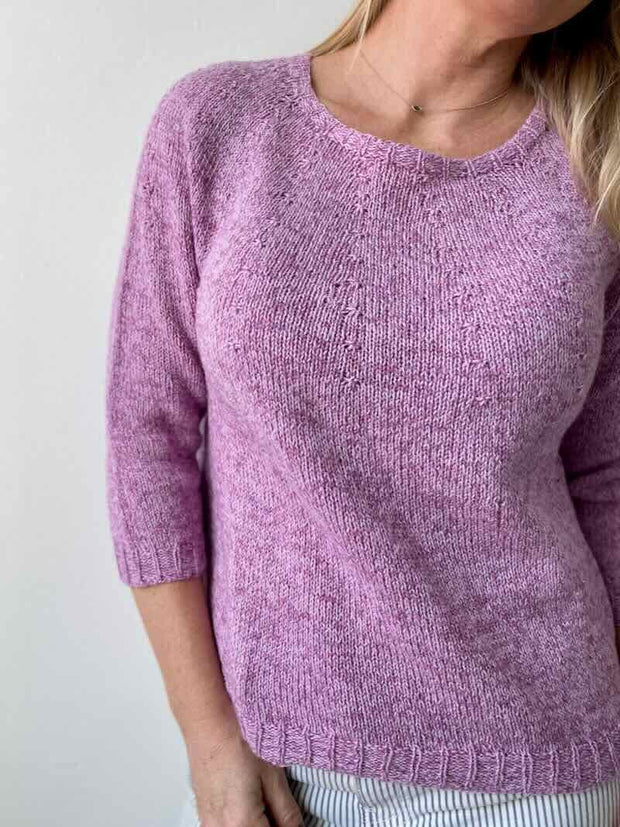 Silk sweater by Önling, knitting pattern Knitting patterns Önling - Katrine Hannibal 