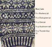 Sine Cardigan by Ruth Sørensen, No 20 knitting kit Knitting kits Ruth Sørensen 