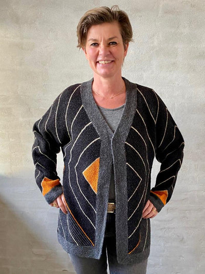 Skyline jacket by Hanne Falkenberg, knitting pattern Knitting patterns Hanne Falkenberg 