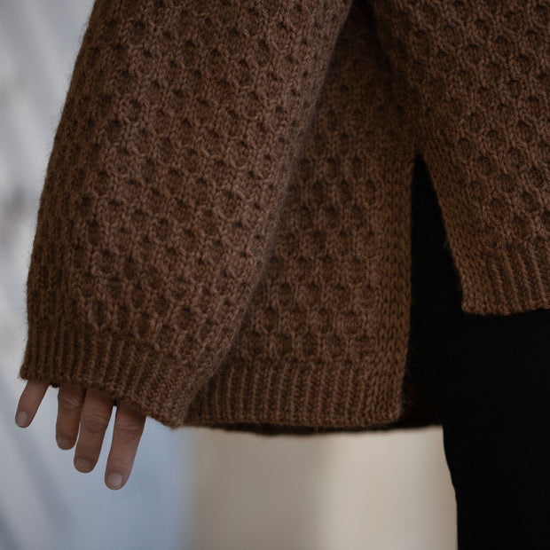 Smilla Sweater by Anne Ventzel, No 15 + Silk mohair kit Knitting kits Anne Ventzel 