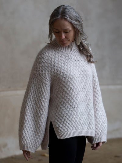 Smilla Sweater by Anne Ventzel, No 20 + Silk mohair kit Knitting kits Anne Ventzel 