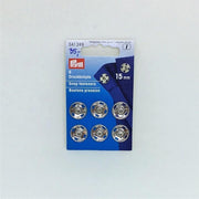 Metal snap fasteners from Prym, 15 mm.