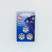 Metal snap fasteners from Prym, 21 mm.