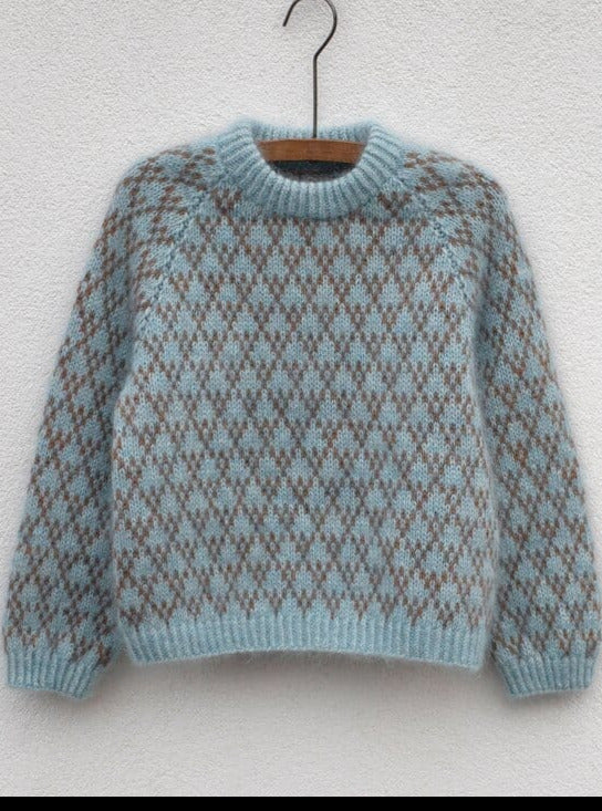 Spot Junior by Anne Ventzel, No. 20 + Silk mohair kit Knitting kits Anne Ventzel 