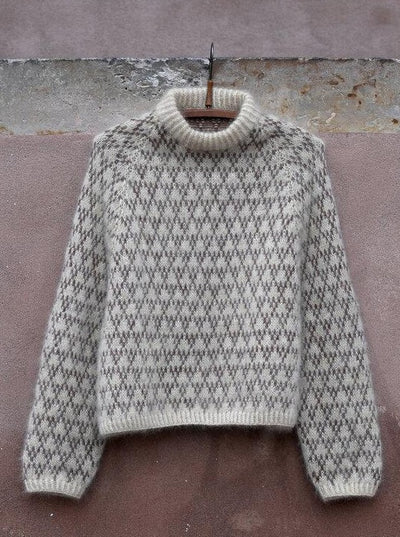 Spot sweater af Anne Ventzel, strikkeopskrift Strikkeopskrift Anne Ventzel 