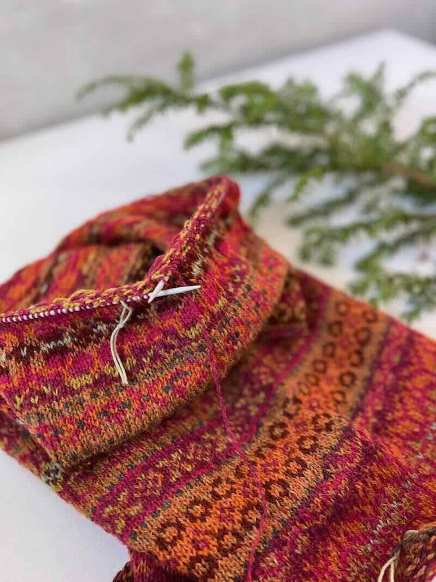 Stella scarf by Ruth Sørensen, No 20 knitting kit Knitting kits Ruth Sørensen 