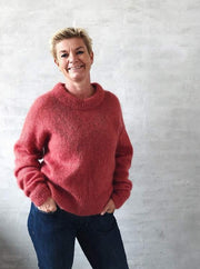 Stockholm sweater fra Petiteknit, silk mohair strikkekit Strikkekit PetiteKnit 