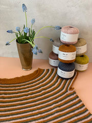 Striped summer top by Önling, No 21 knitting kit Knitting kits Önling - Katrine Hannibal 