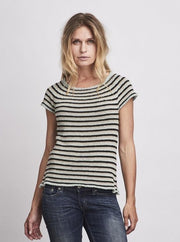 Striped summer top by Önling, one color No 12 knitting kit