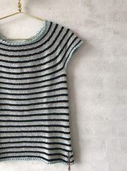 Striped summer top by Önling, one color No 12 knitting kit