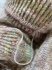 Terrazzo Sweater from PetiteKnit, No 2 + silk mohair knitting kit