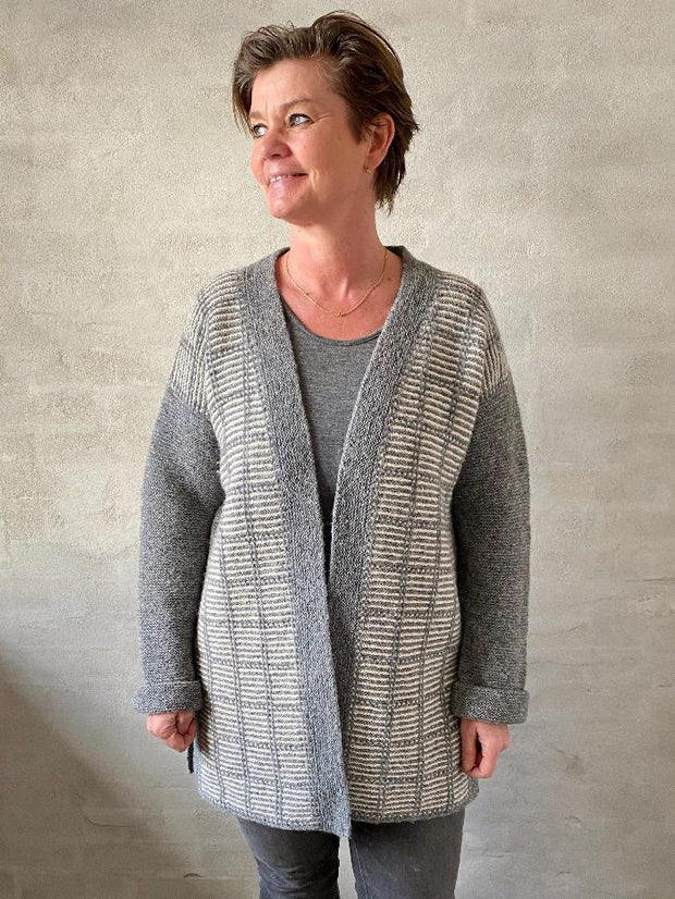 Text jacket by Hanne Falkenberg, knitting pattern Knitting patterns Hanne Falkenberg 