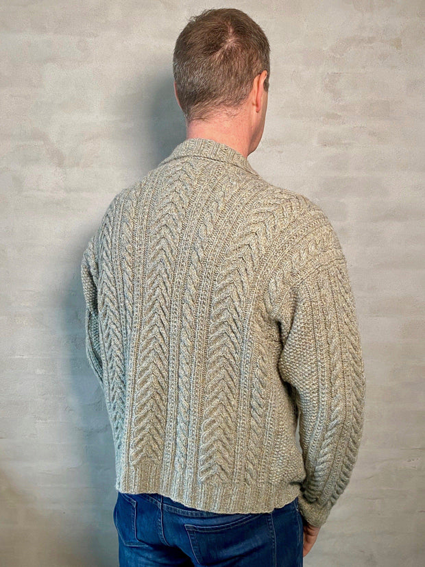 Tomas herresweater af Hanne Falkenberg, strikkekit Strikkekit Hanne Falkenberg 
