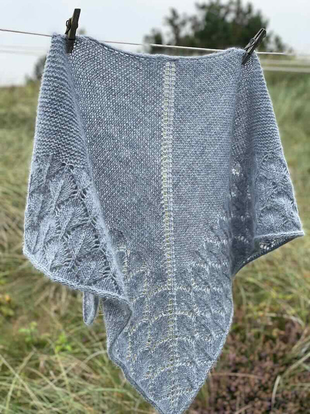 Vadehav shawl by Önling, knitting pattern Knitting patterns Inge-Lis Holst 