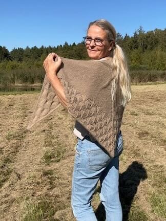 Vadehav shawl by Önling, No 1 knitting kit knitting kits Inge-Lis Holst 