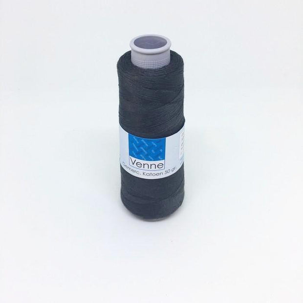 Venne accompanying thread or cotton thread in charcoal grey