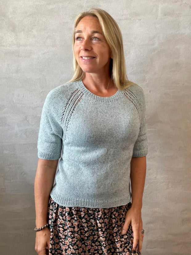 Vera Summer t-shirt w raglan seams by Önling, Everyday kit Knitting kits Önling - Katrine Hannibal 