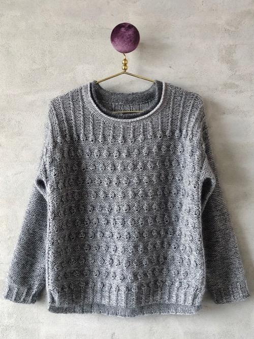 Knitting pattern for Vesterhavet sweater in Önling No 1 and silk mohair
