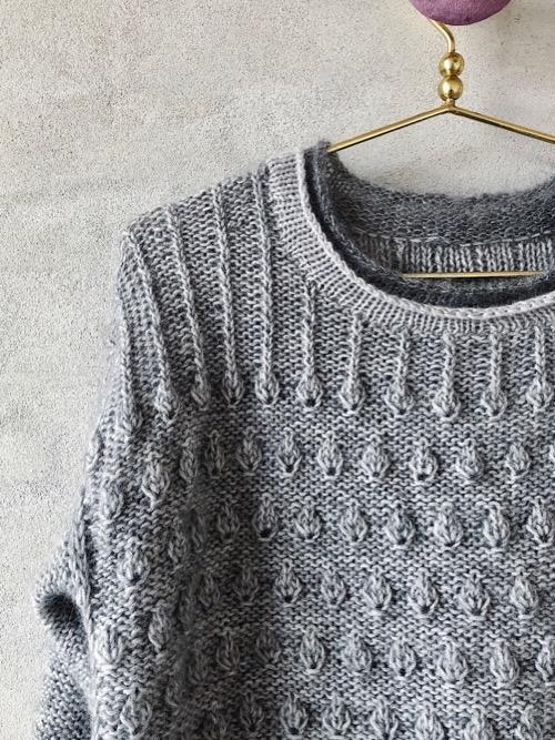 Vesterhavet sweater by Önling, No 1 + Silk Mohair knitting kit