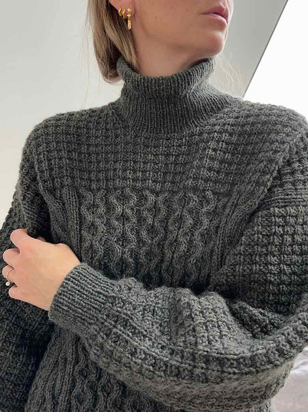 Waffle Loop sweater from Other Loops, knitting pattern Knitting patterns Other Loops 