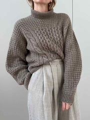 Waffle Loop sweater from Other Loops, knitting pattern Knitting patterns Other Loops 