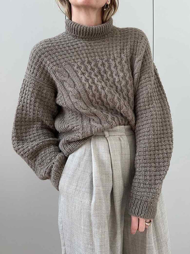 Waffle Loop sweater from Other Loops, knitting pattern