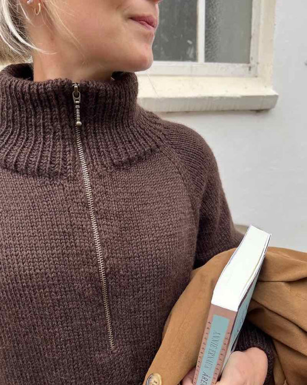Zipper Sweater Light by PetiteKnit, No 1 kit Knitting kits PetiteKnit 